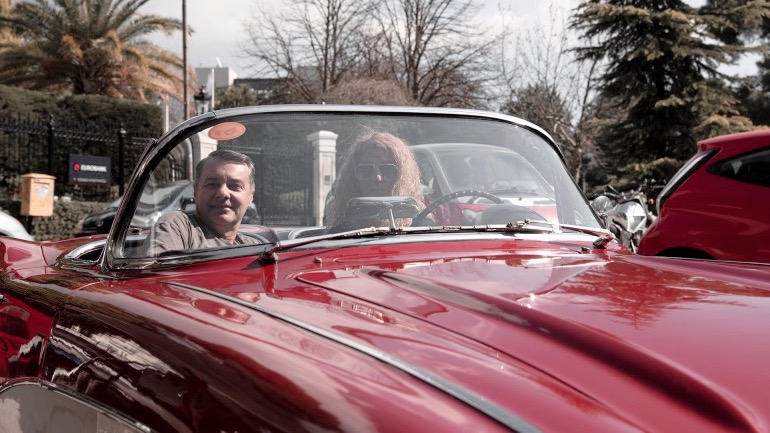 H Όλγα Βασδέκη στα “PITS” με τον Δημήτρη Διατσίδη